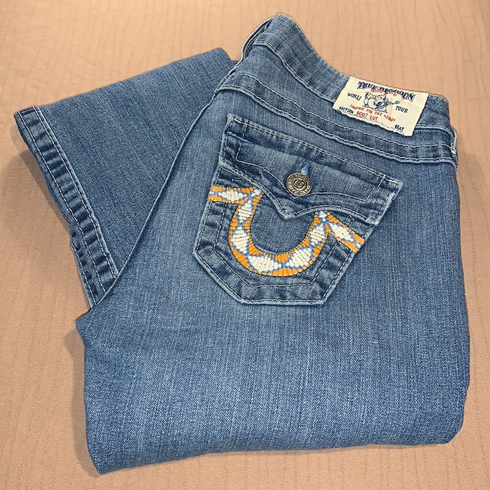 COPY - True religion boot cut jeans size 28 low rise
